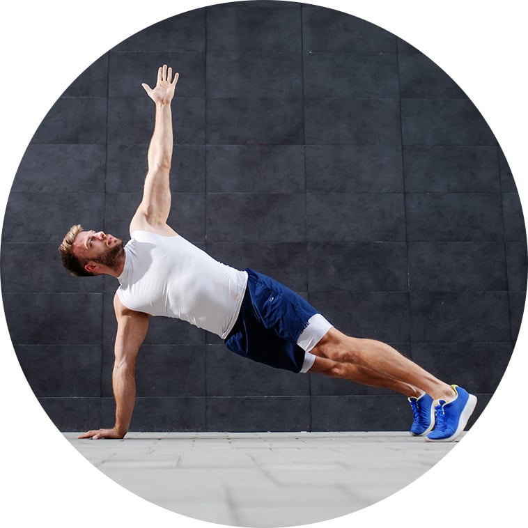 Man exercising